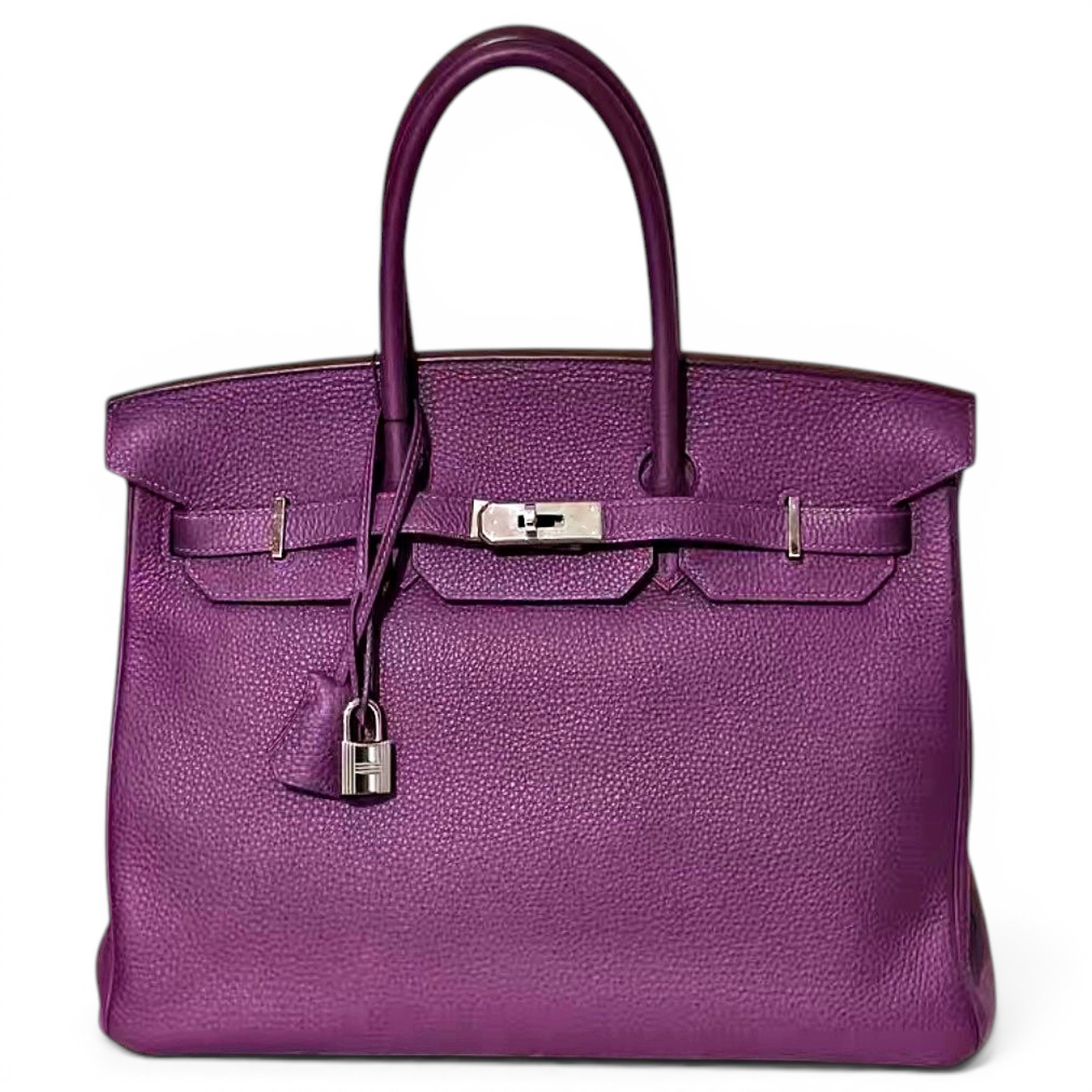 Birkin 35 leather handbag