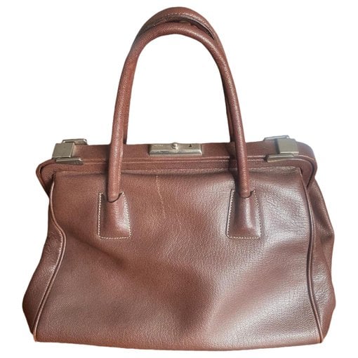 Leather satchel
