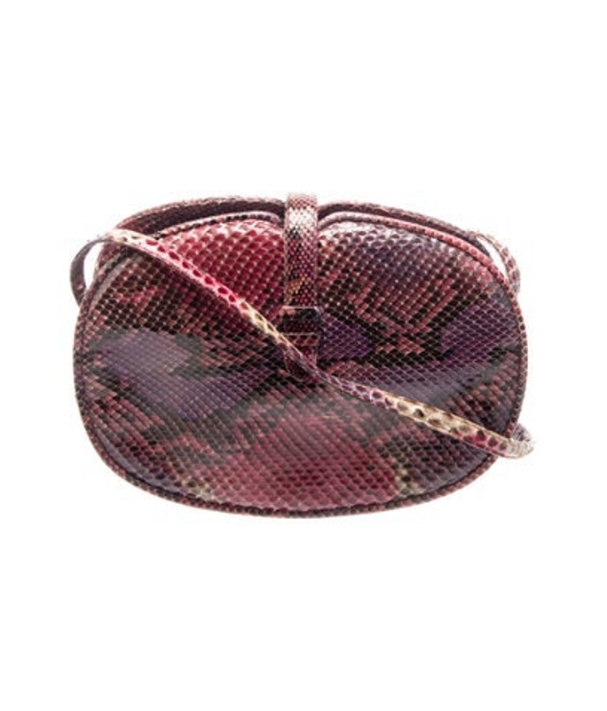 Judith Leiber Leiber Snakeskin Crossbody Bag