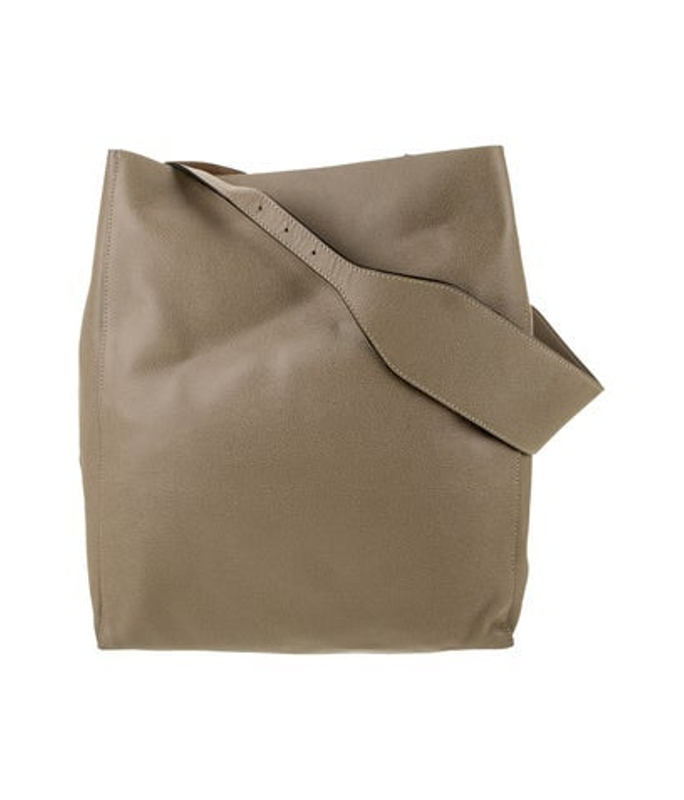 Valextra Leather Messenger Bag