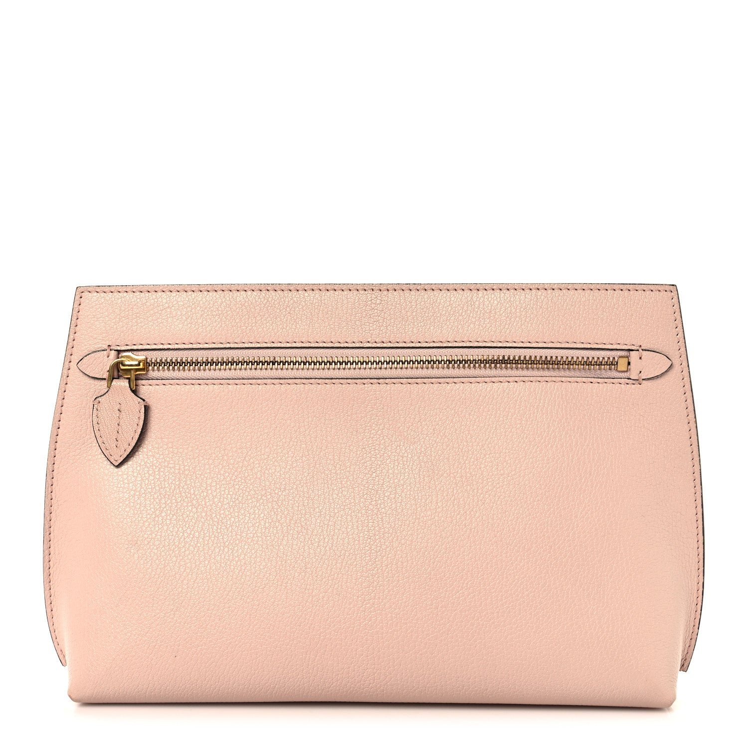 Burberry Burberry Grainy Calfskin Wristlet Clutch Ash Rose