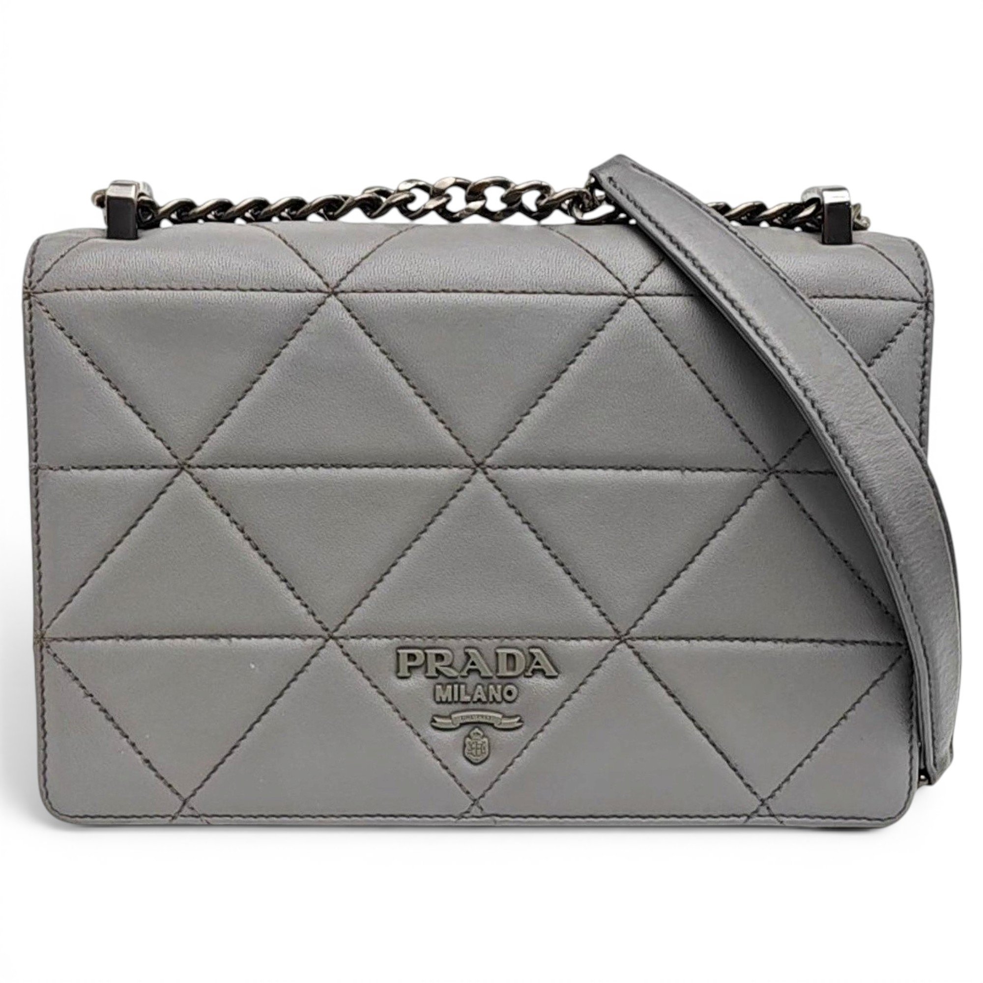 Spectrum leather handbag