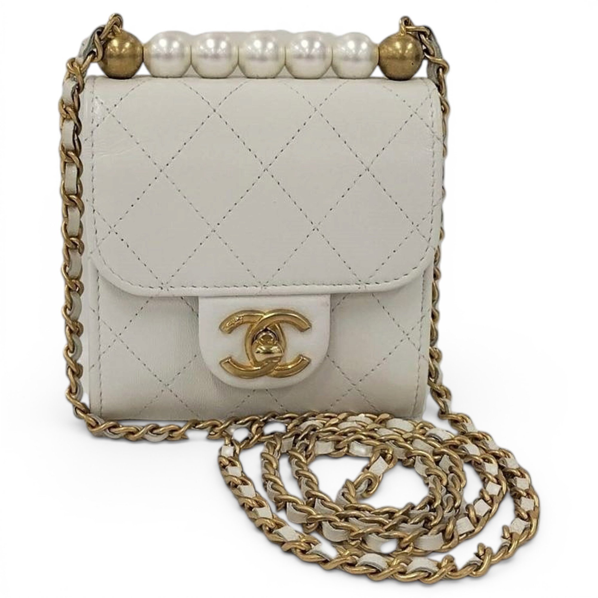 Pearl Bag leather handbag