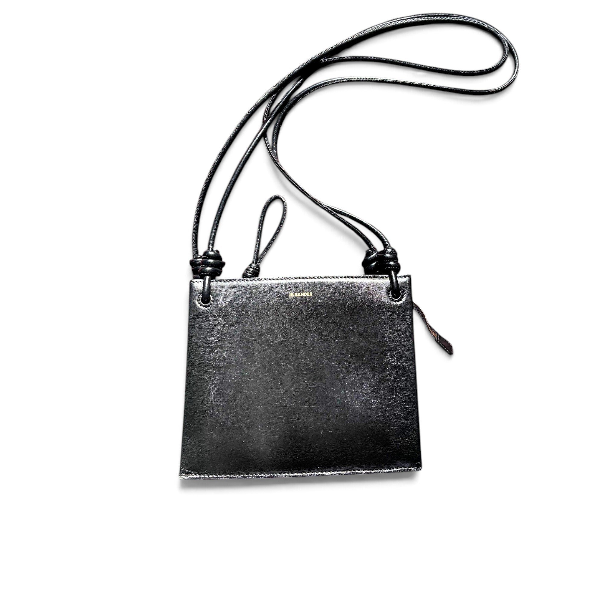 Tangle leather handbag