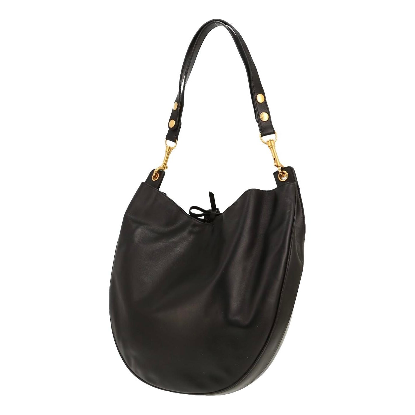 Hobo leather handbag