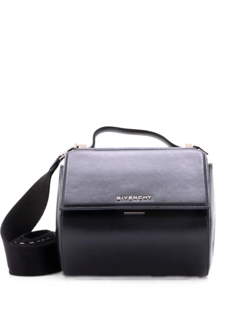 Logo Strap Pandora Box Bag Leather Mini crossbody bag