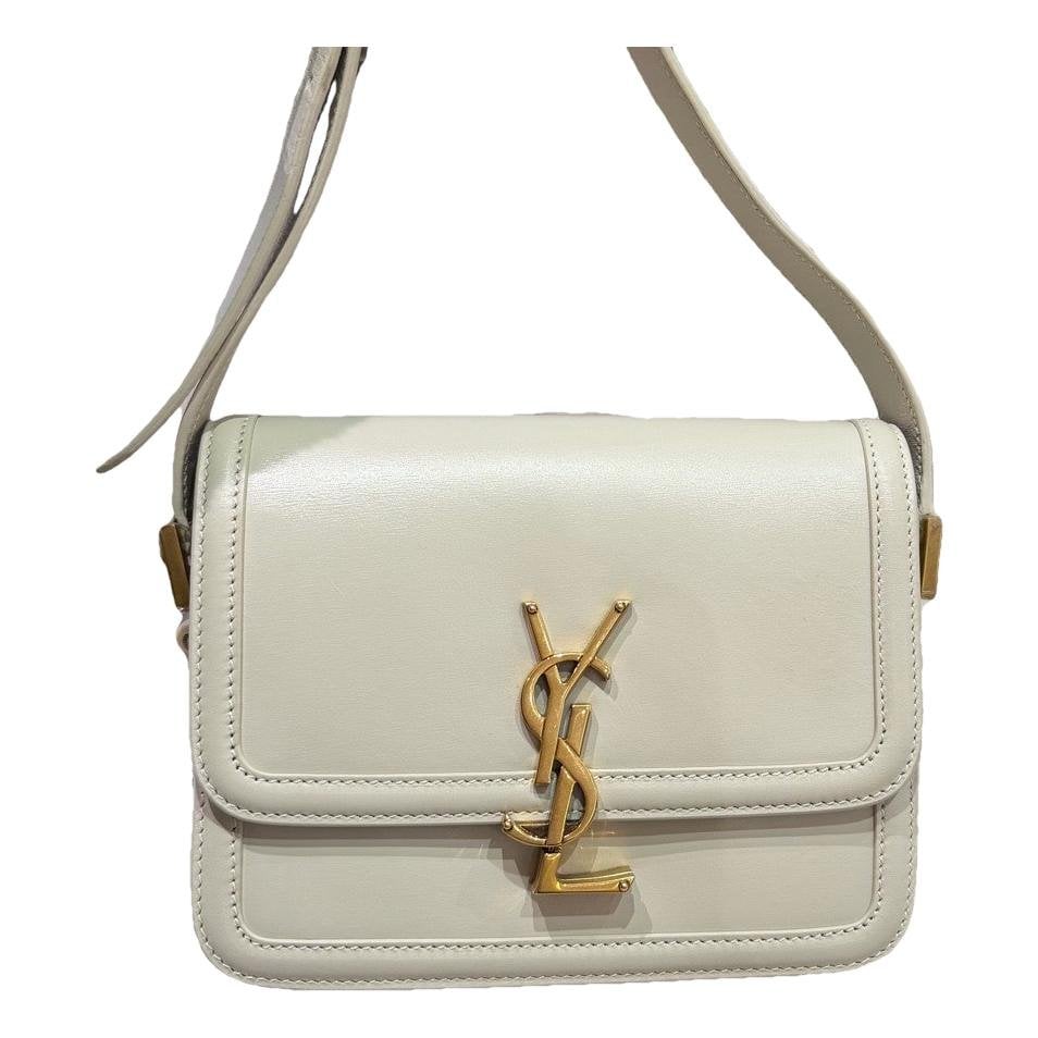 Solférino leather handbag