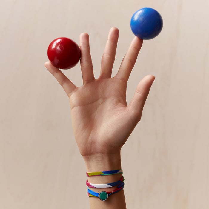 Random Double Tour Silk Bracelet