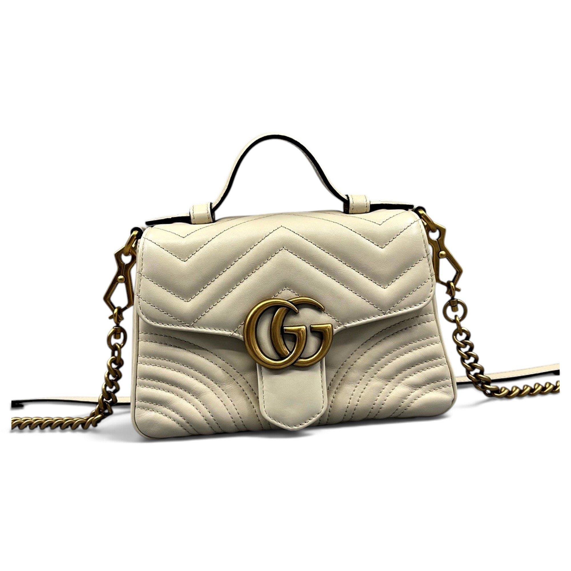 GG Marmont Flap leather handbag