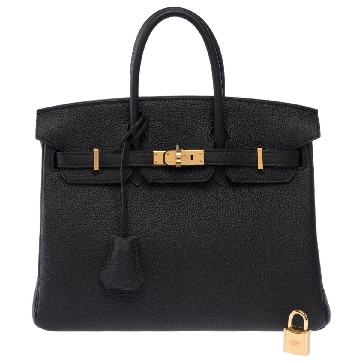 Hermes Birkin 25 Handbag Black Togo Leather 2026
