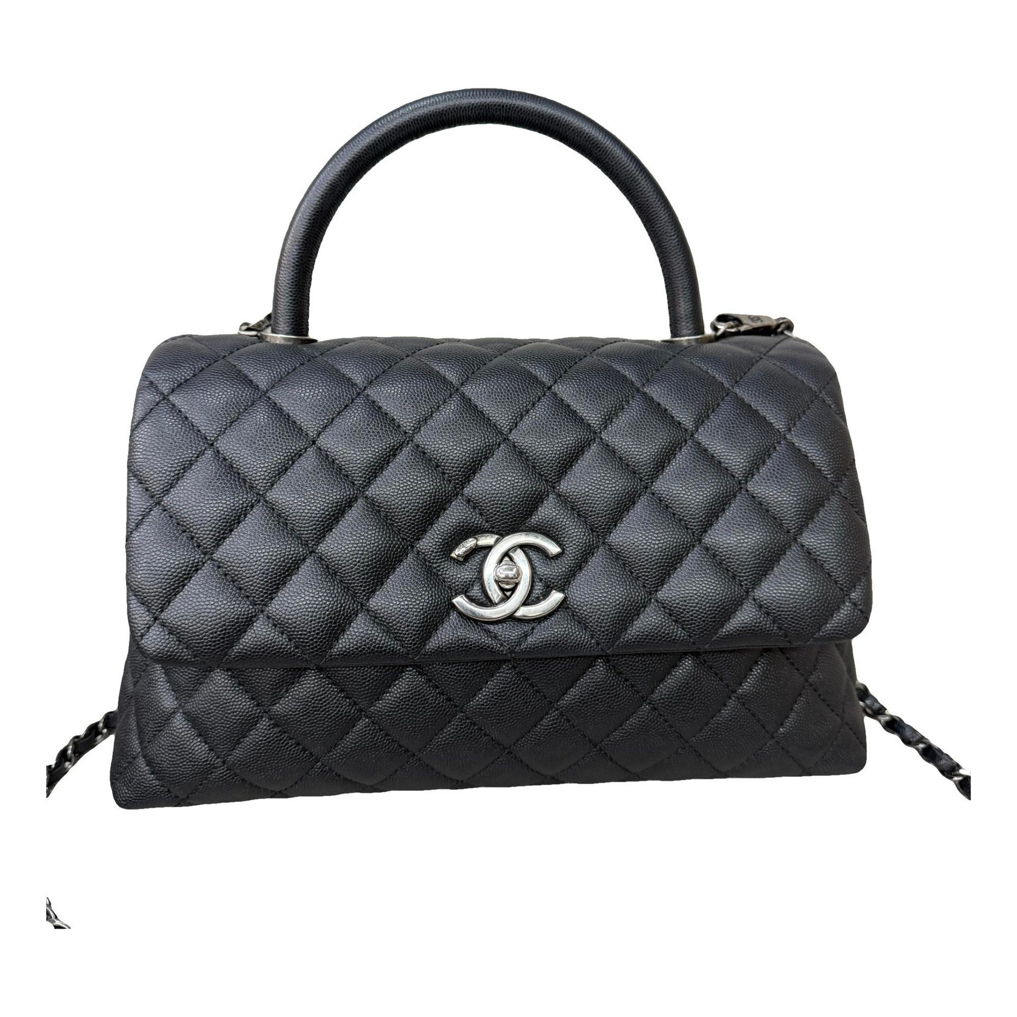 Coco Handle leather handbag
