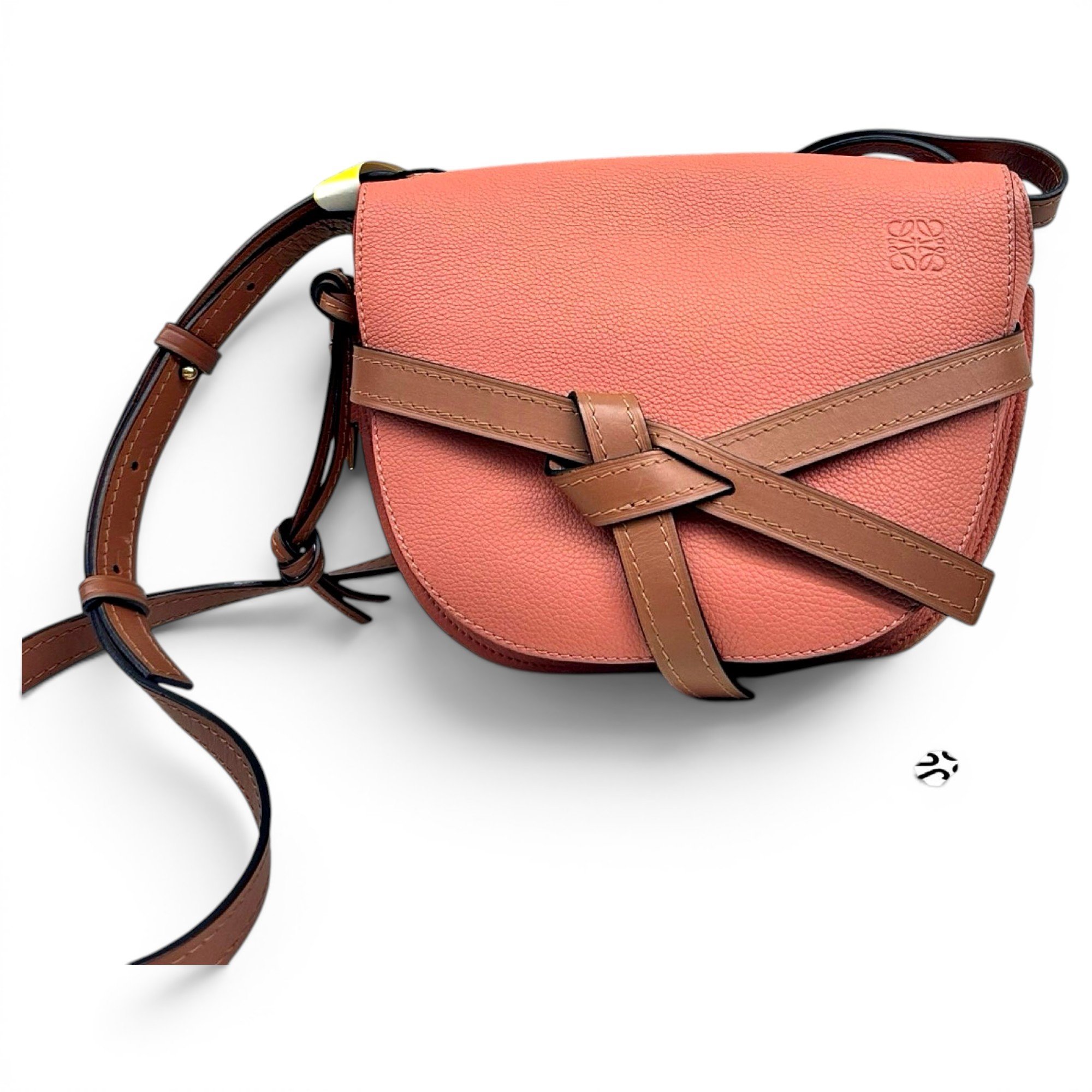 Gate leather crossbody bag