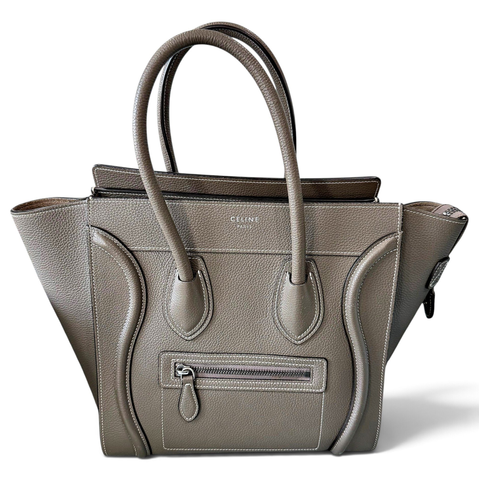 Luggage leather handbag