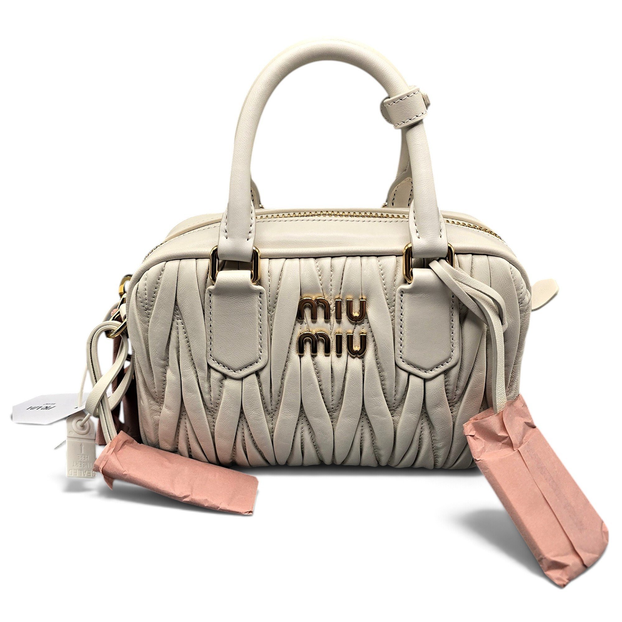 Arcadie leather handbag
