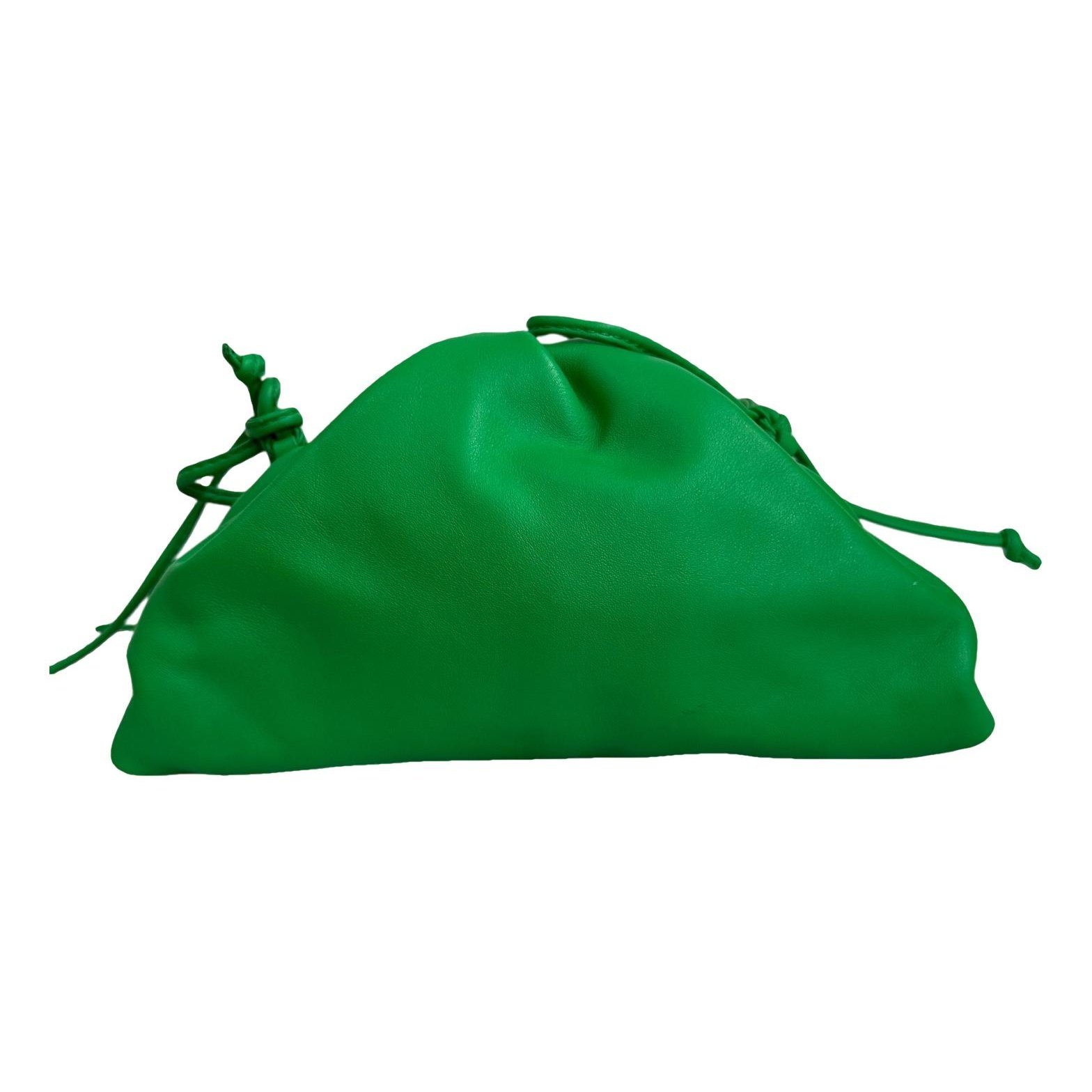 Pouch leather handbag