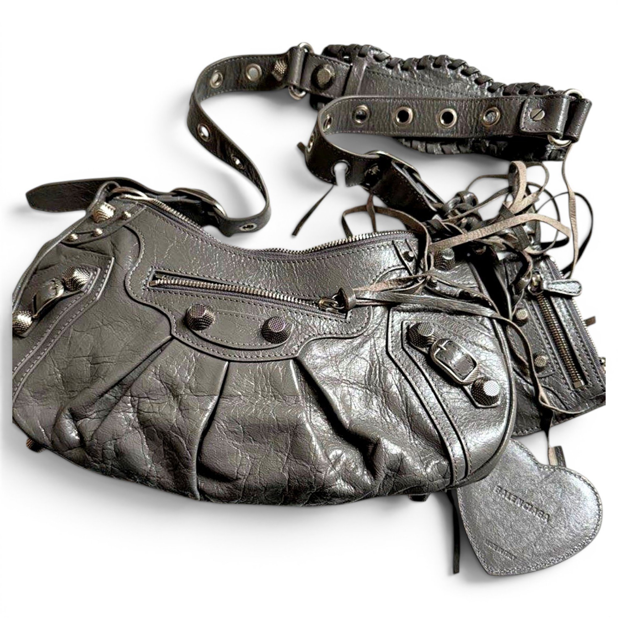 Le Cagole leather handbag