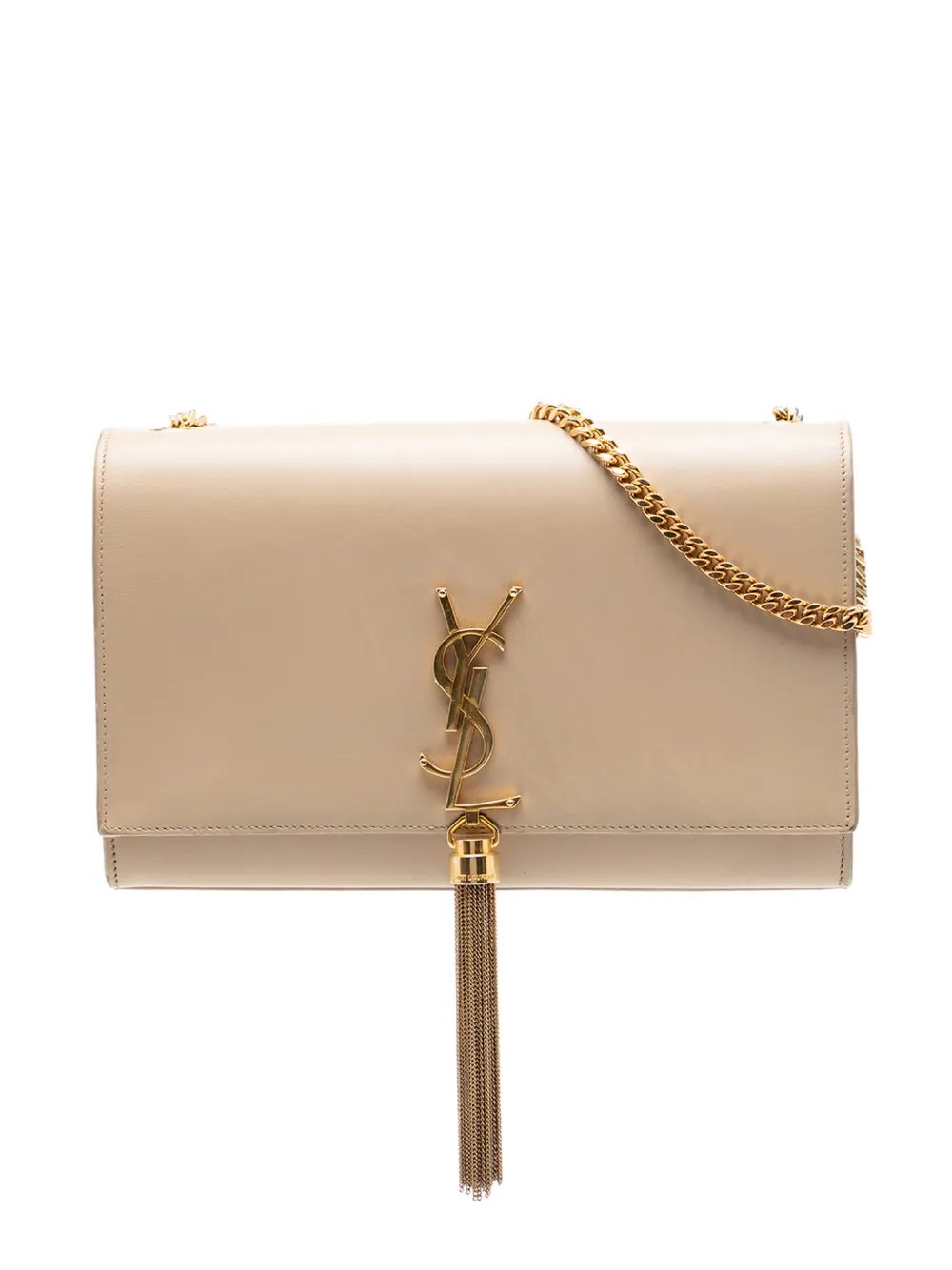 2015 Medium Smooth Calfskin Classic Monogram Kate Tassel crossbody bag