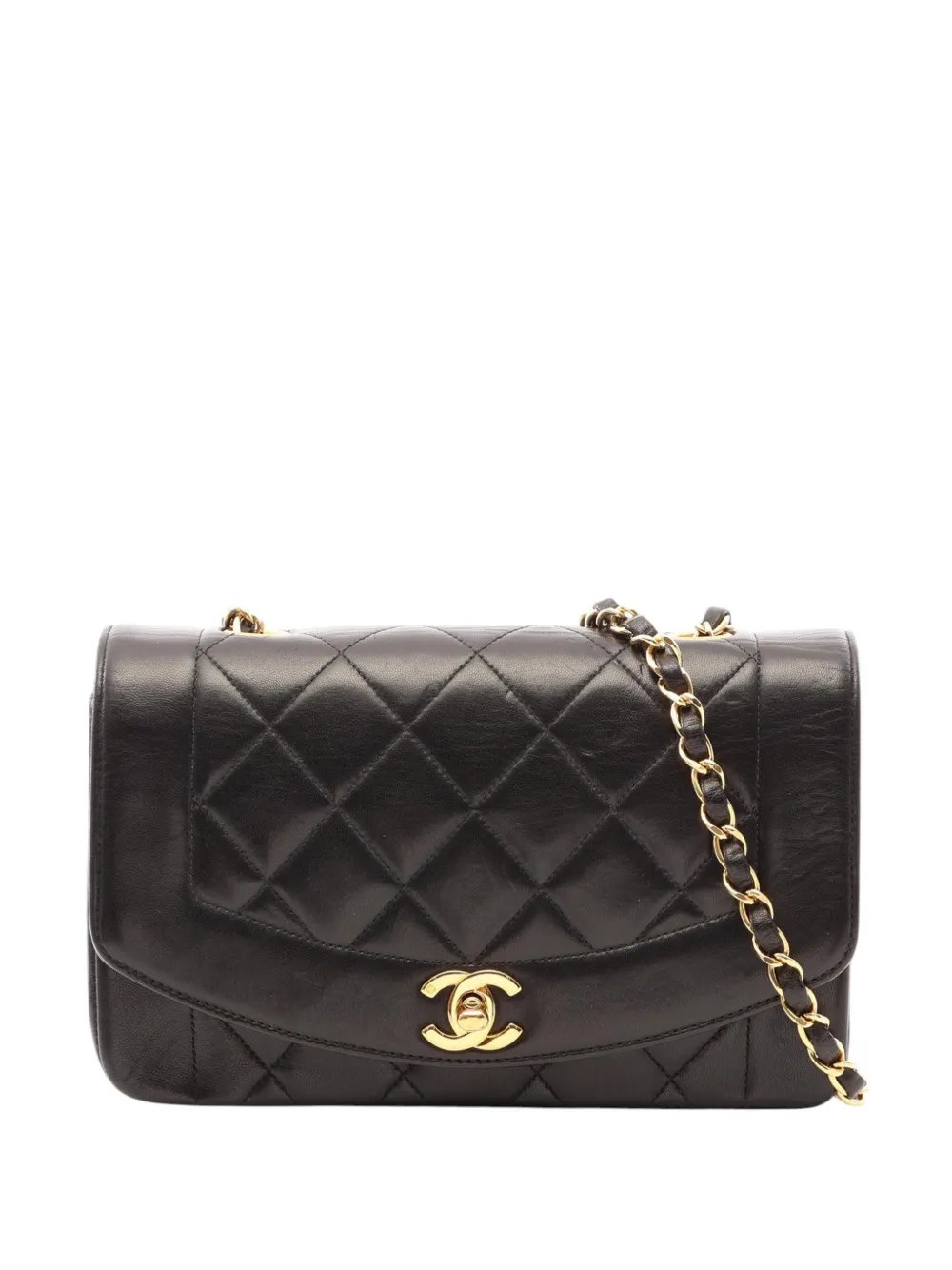 1996-1997 Small Lambskin Diana Flap crossbody bag