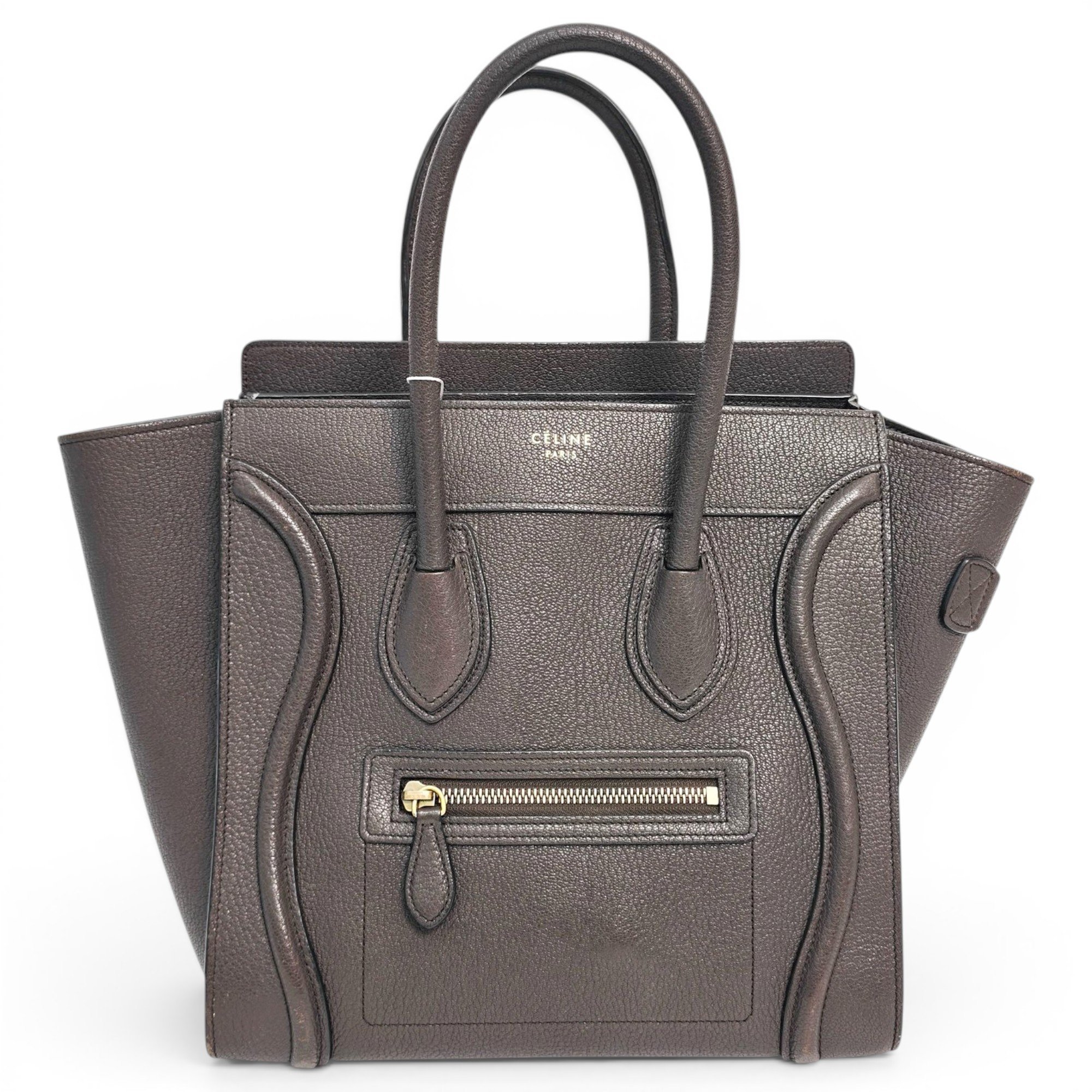 Luggage leather handbag