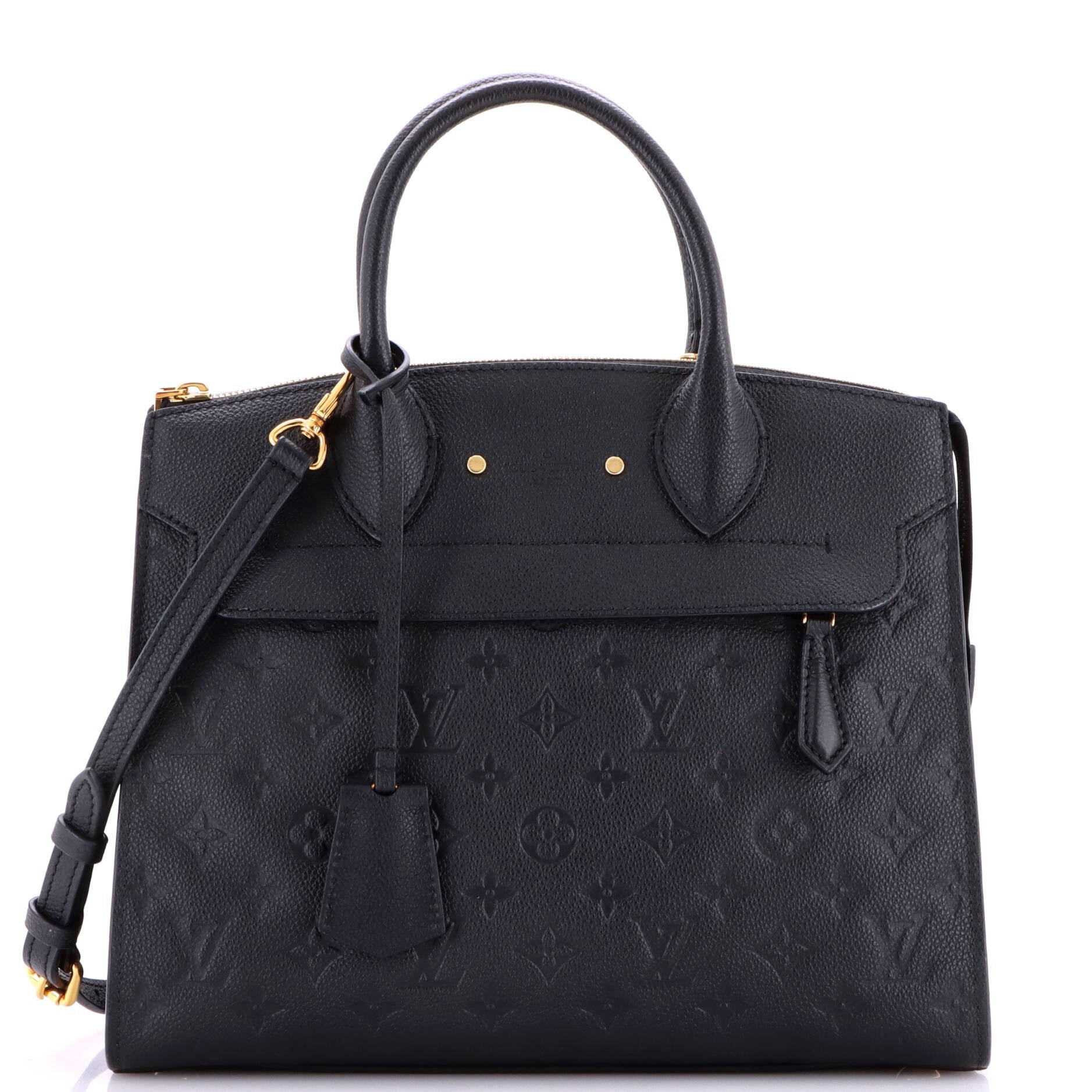 Pont Neuf Handbag Monogram Empreinte Leather MM