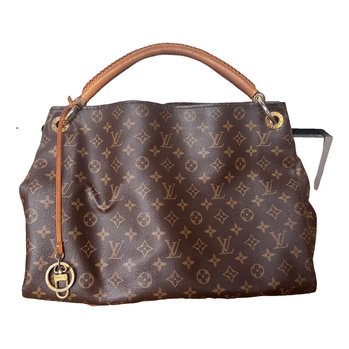 Artsy leather handbag