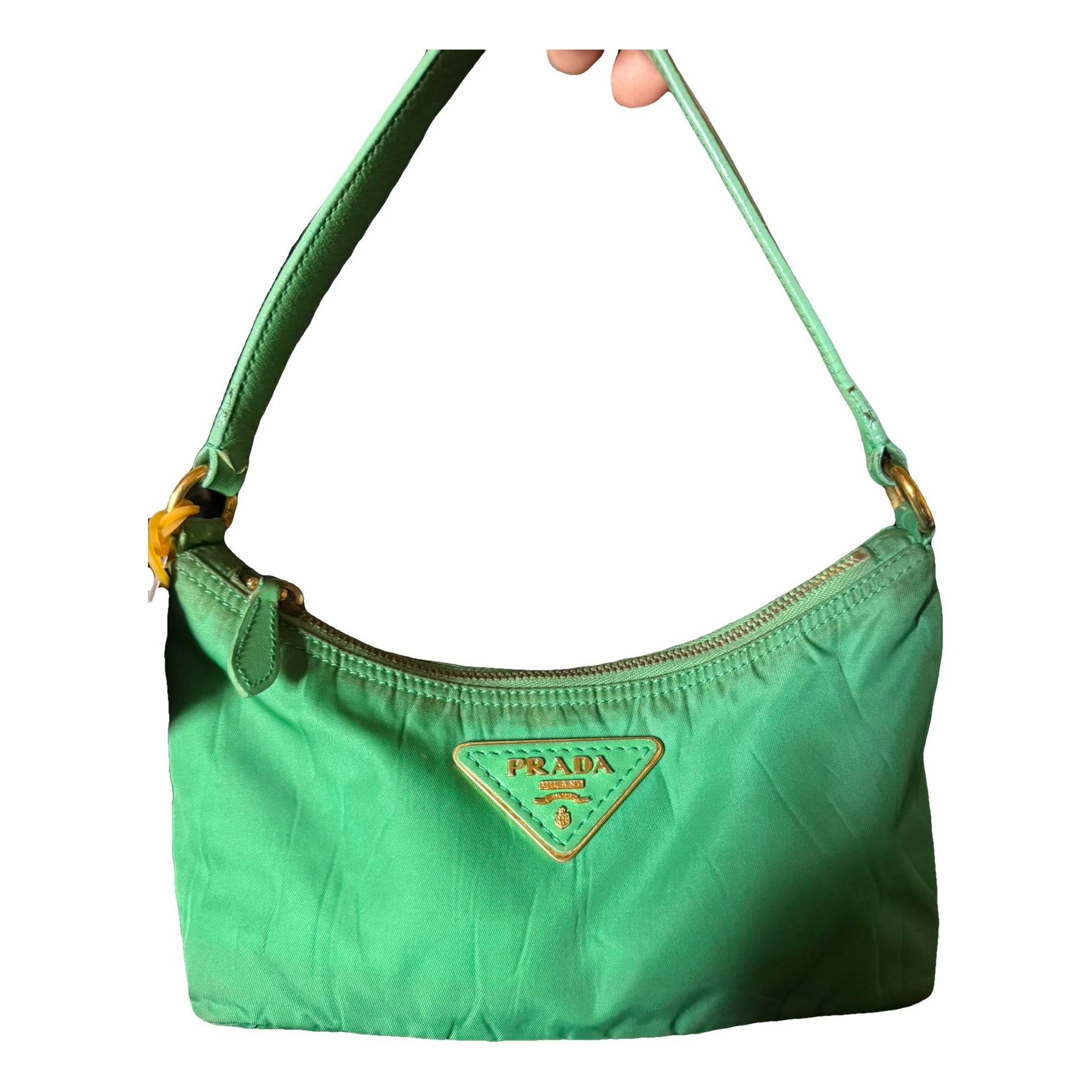 Vinyl handbag
