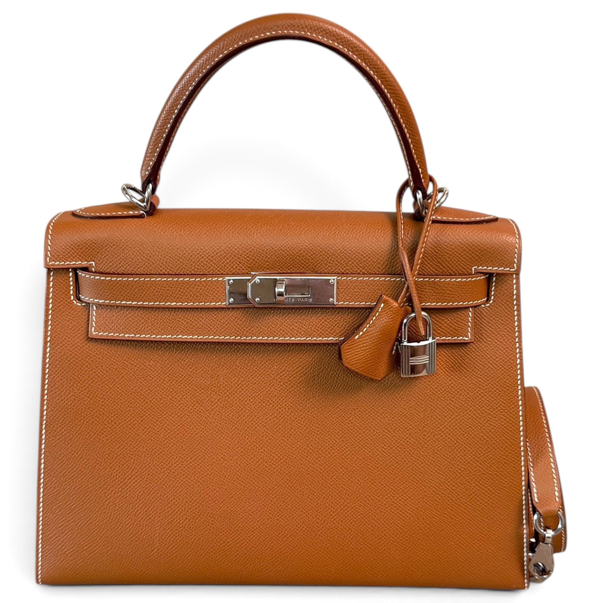 Kelly 28 leather handbag