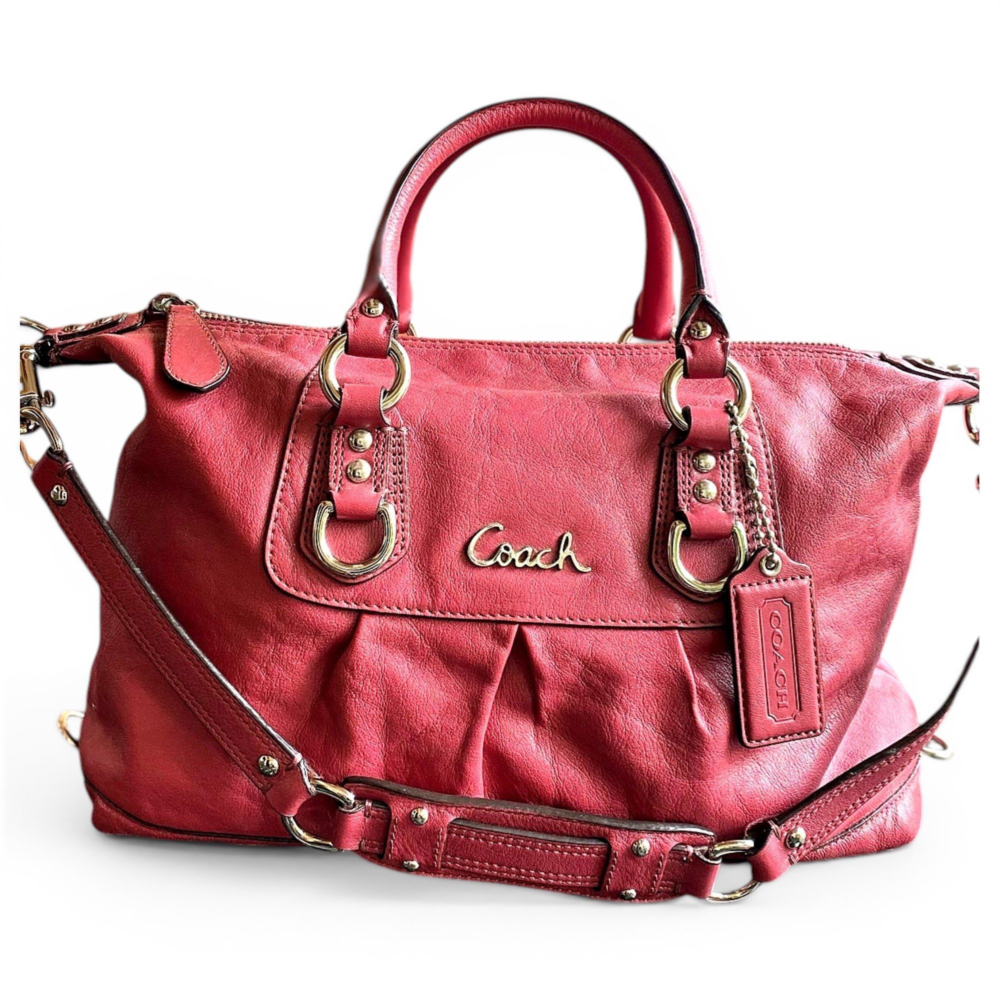 Leather satchel