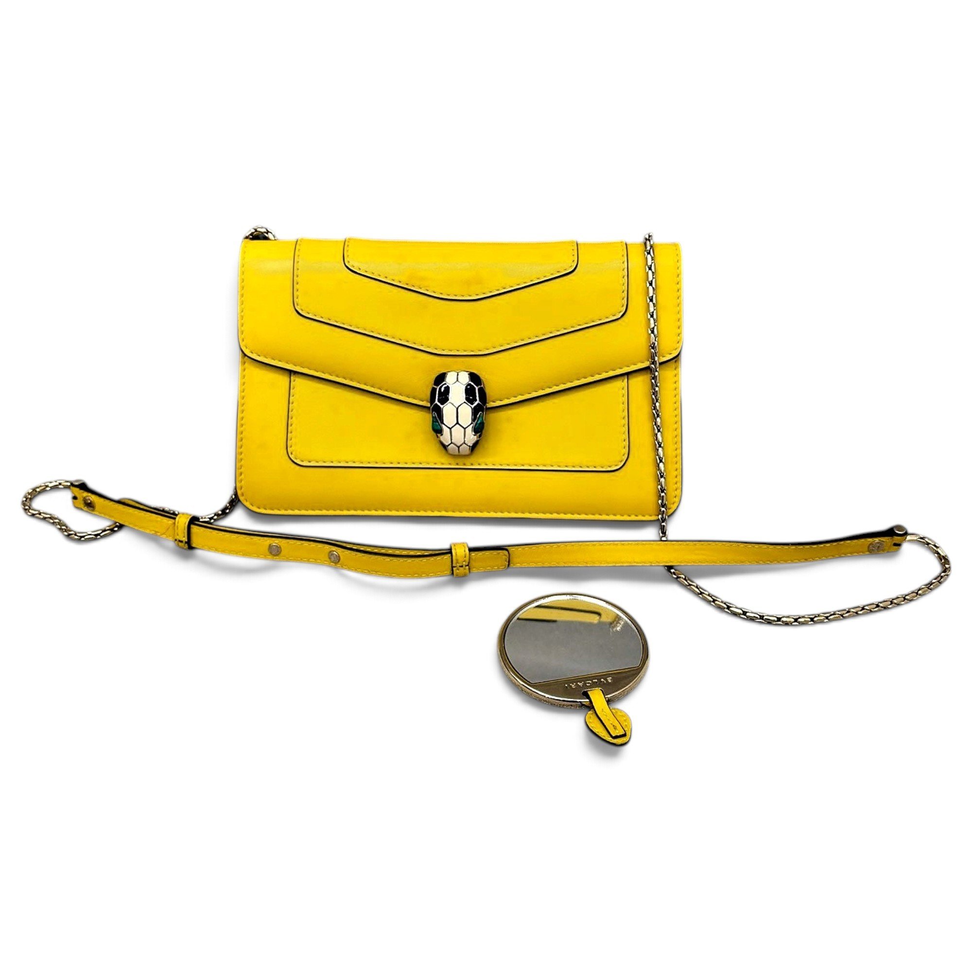 Serpenti leather crossbody bag