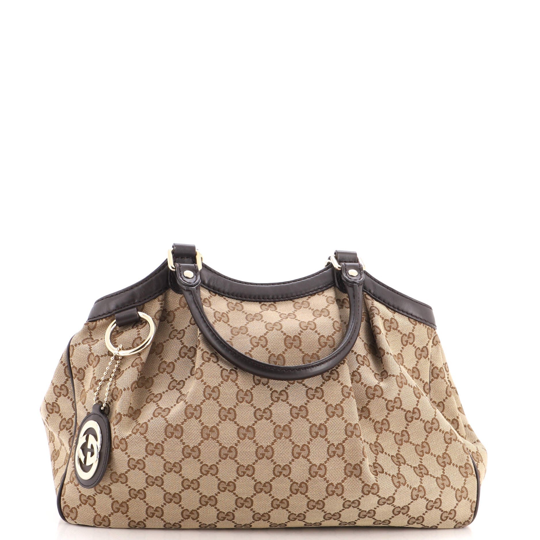 Sukey Tote GG Canvas with Leather Medium