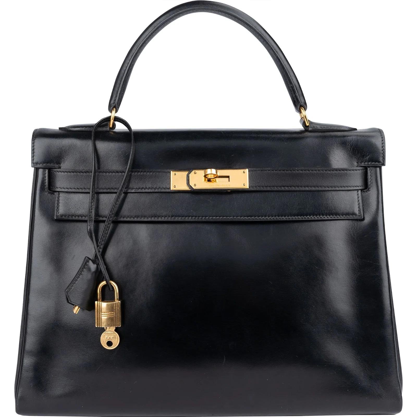 Kelly 32 leather handbag