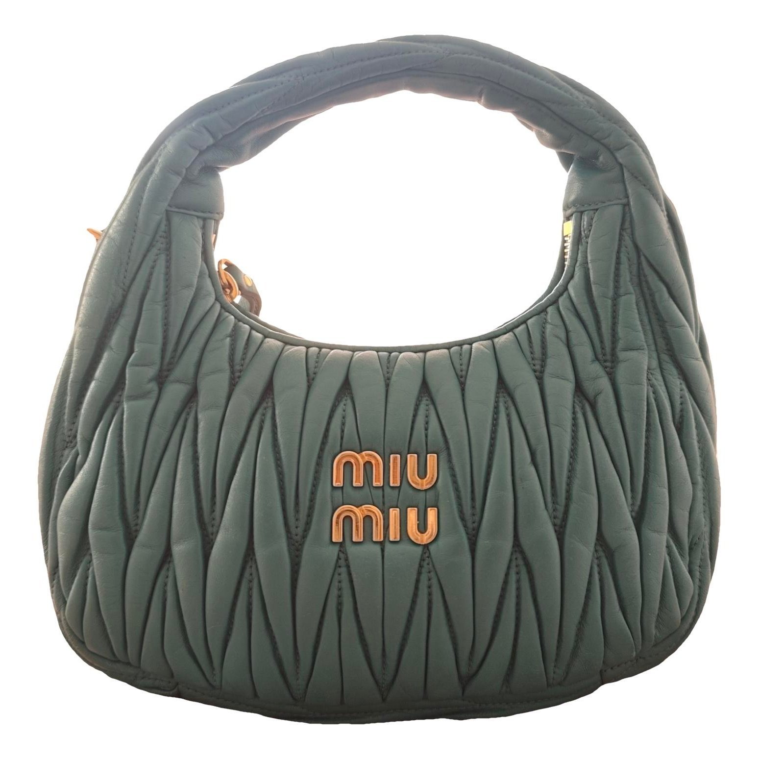 Miu Wander leather handbag