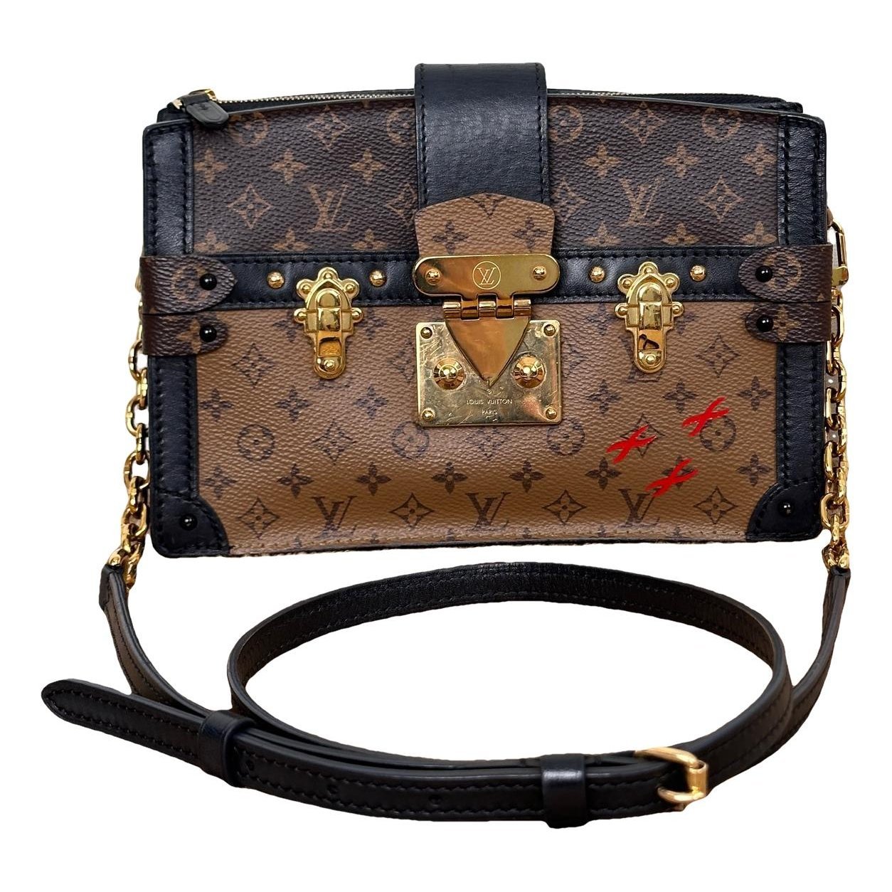 Louis Vuitton Pochette Trunk leather handbag