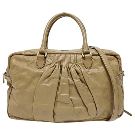Leather handbag