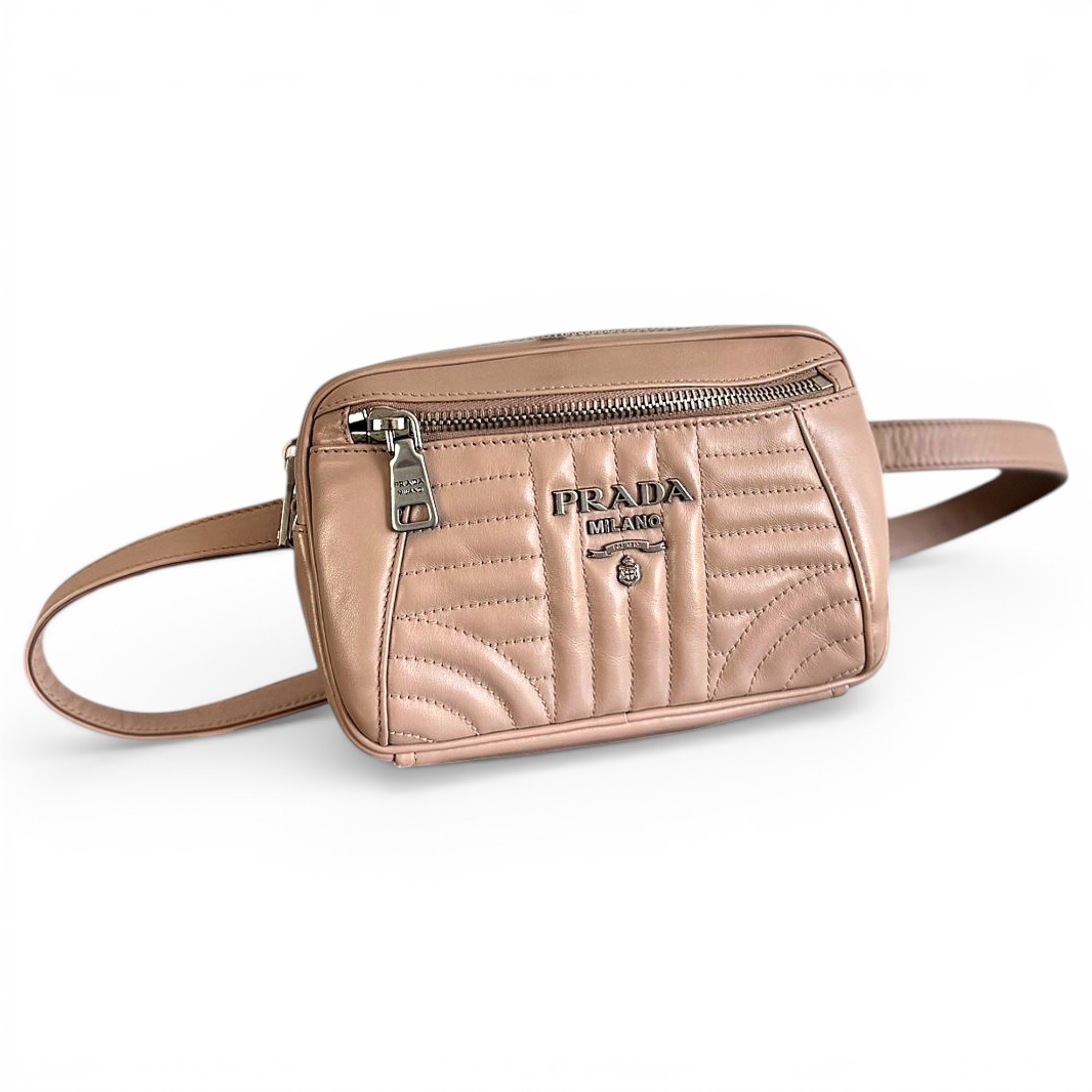 Diagramme leather clutch bag