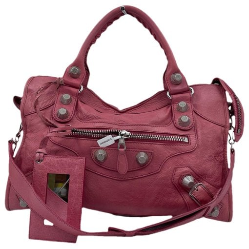 City leather crossbody bag