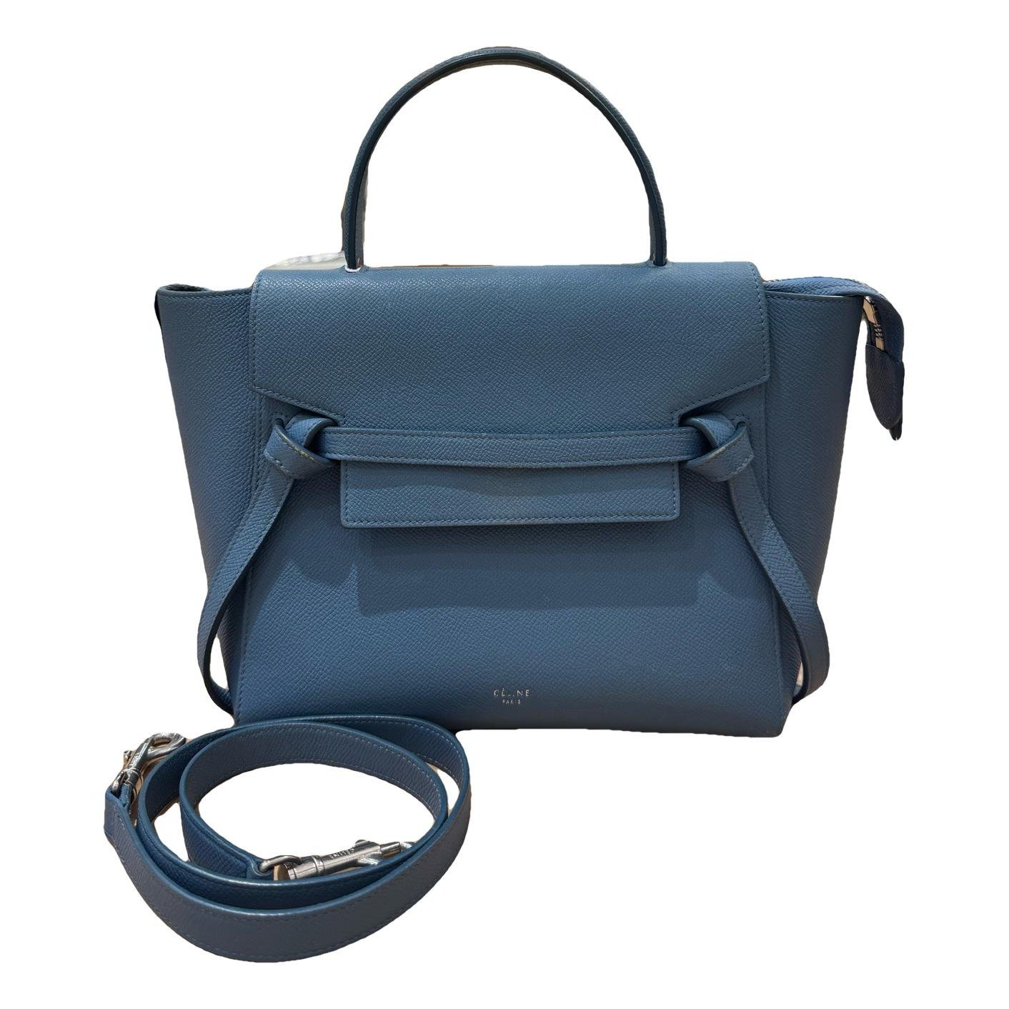 Belt leather handbag