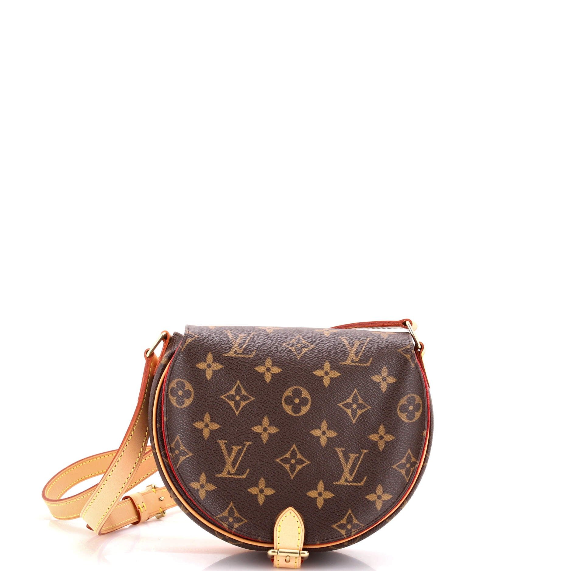 Tambourine Handbag Monogram Canvas