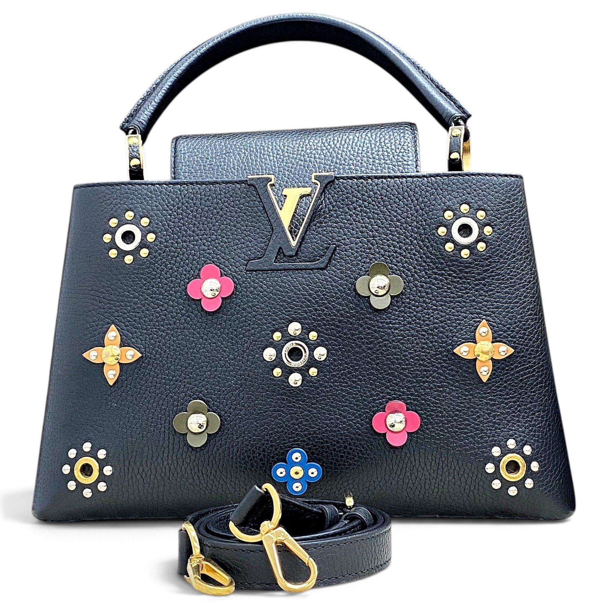 Capucines leather handbag