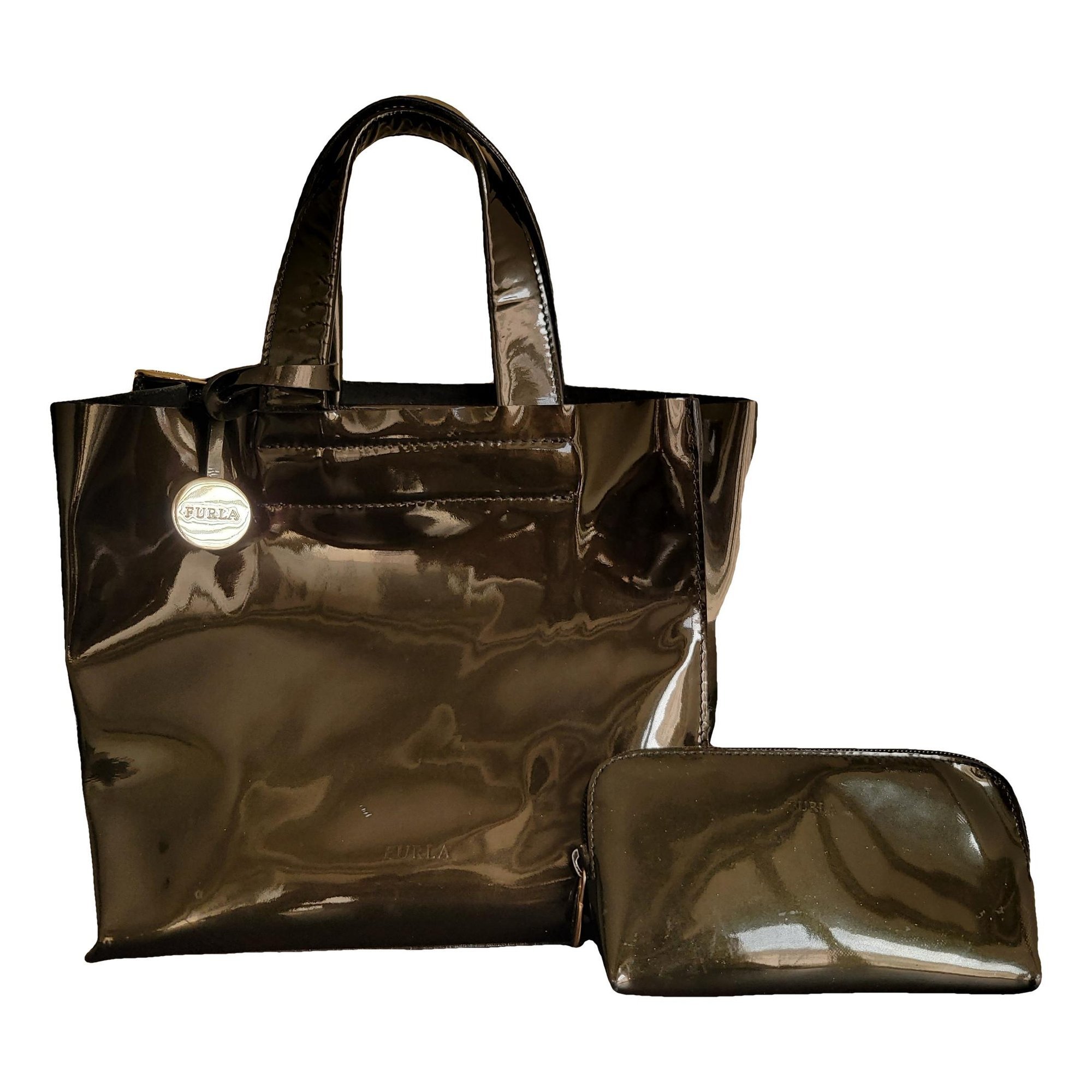 Furla Patent leather tote