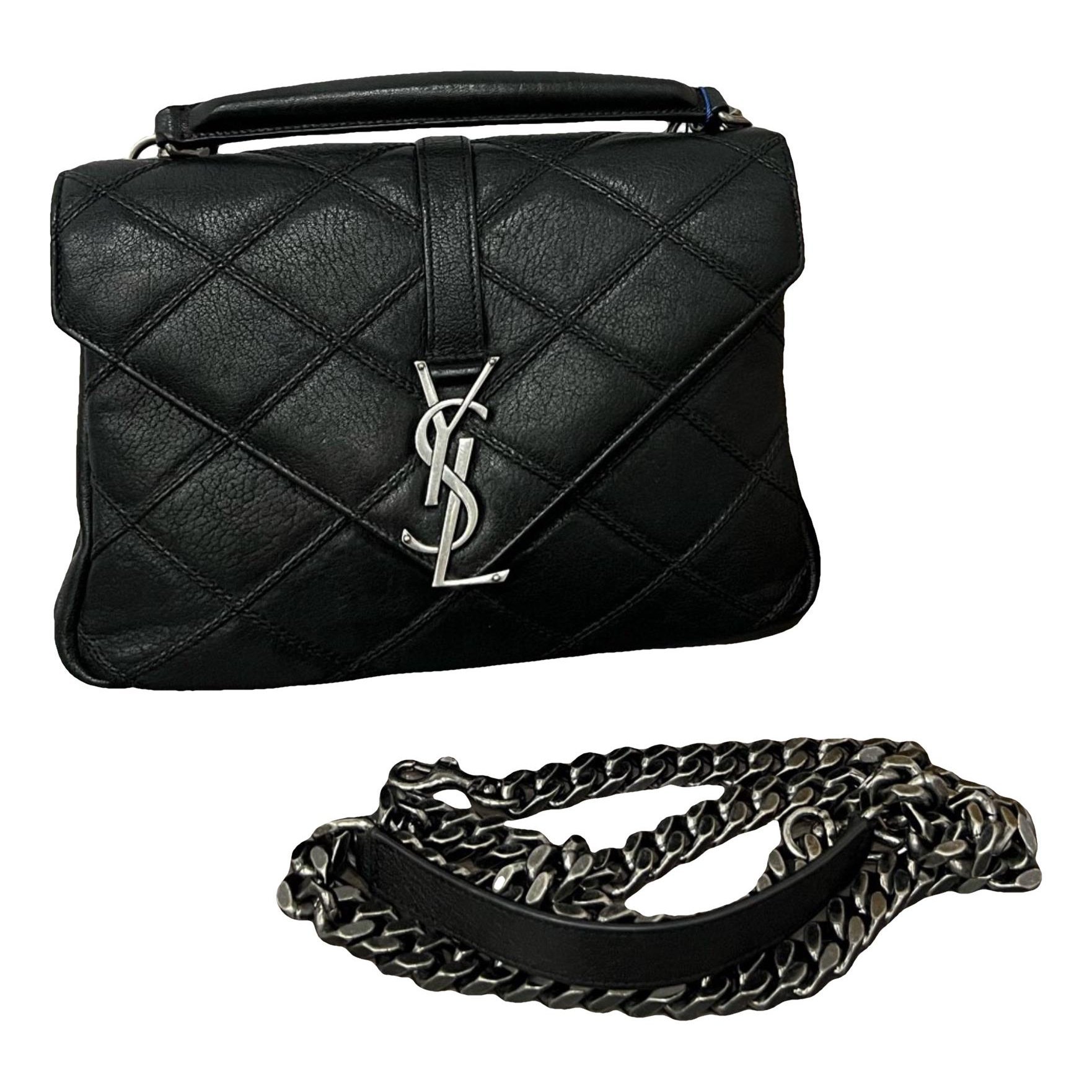 Collége monogramme leather handbag