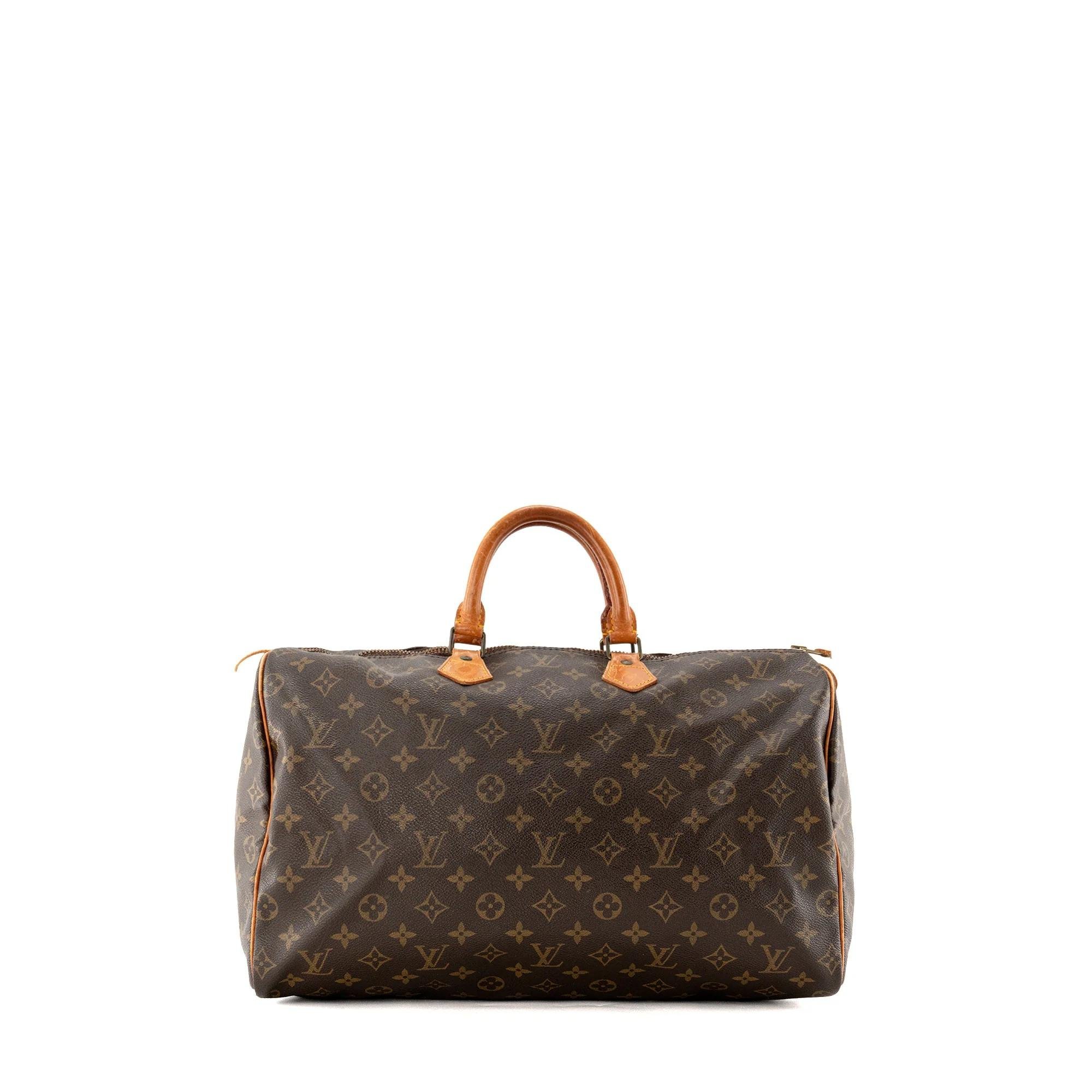 Speedy leather handbag