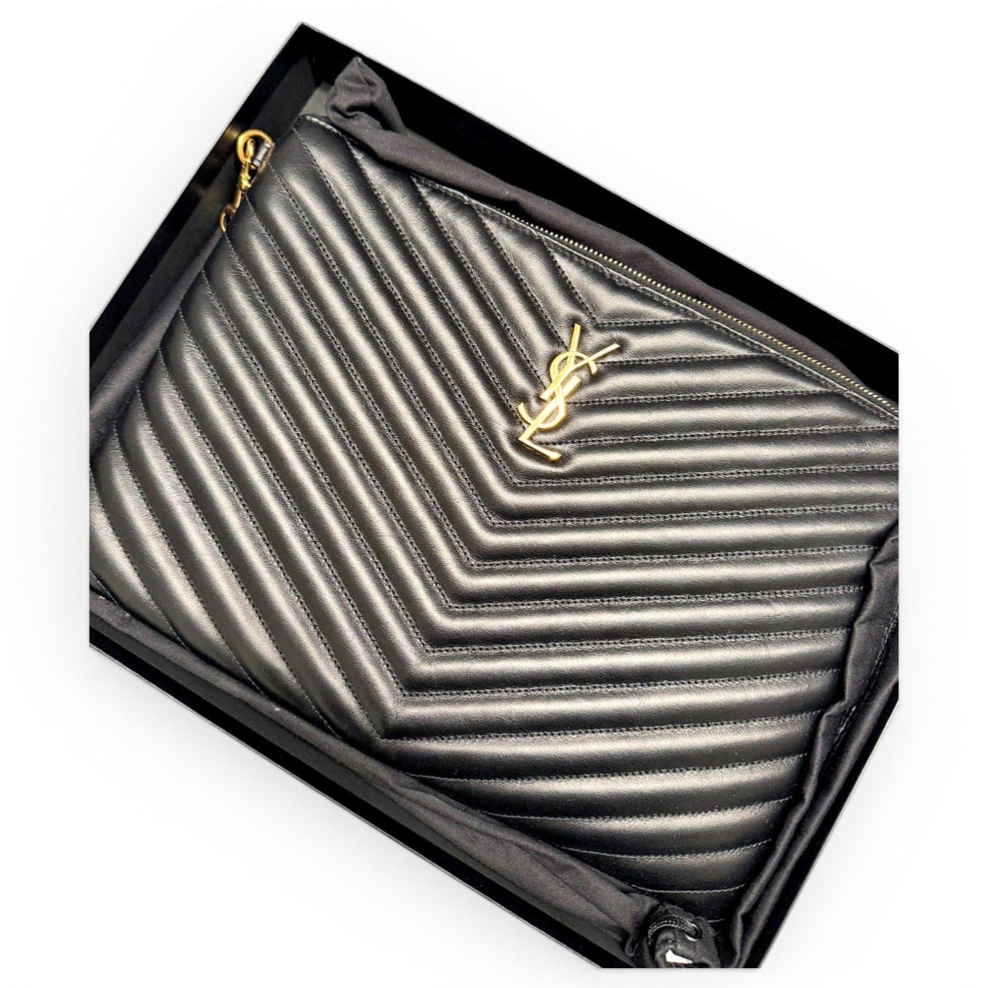 New Jolie leather clutch bag