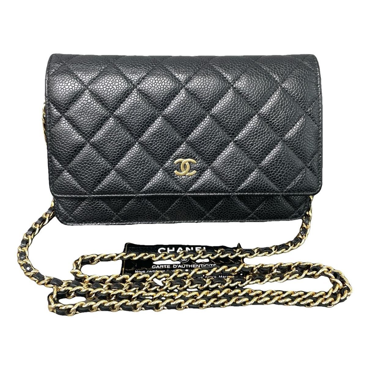 Wallet On Chain Chanel 19 leather handbag
