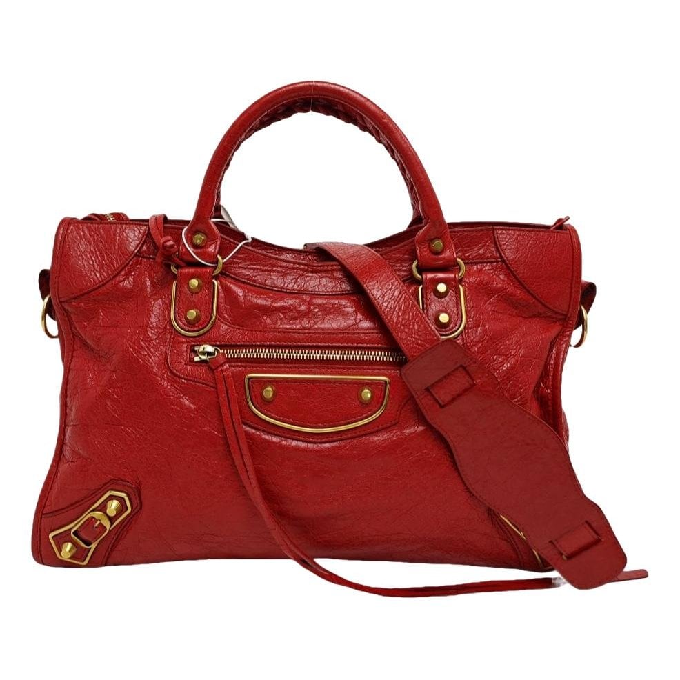 Leather handbag
