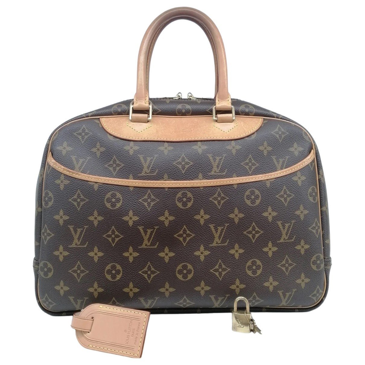 Louis Vuitton Deauville cloth handbag