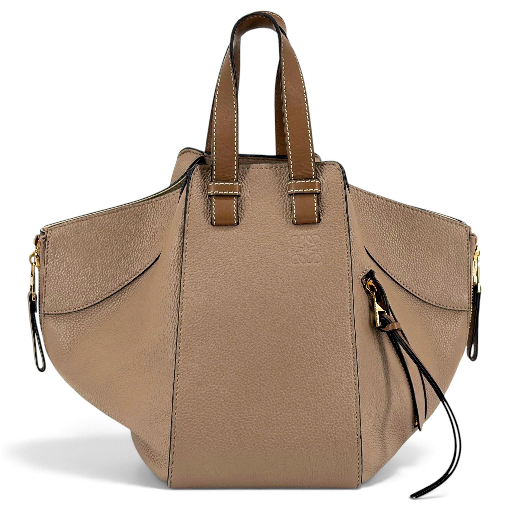 Hammock pony-style calfskin crossbody bag