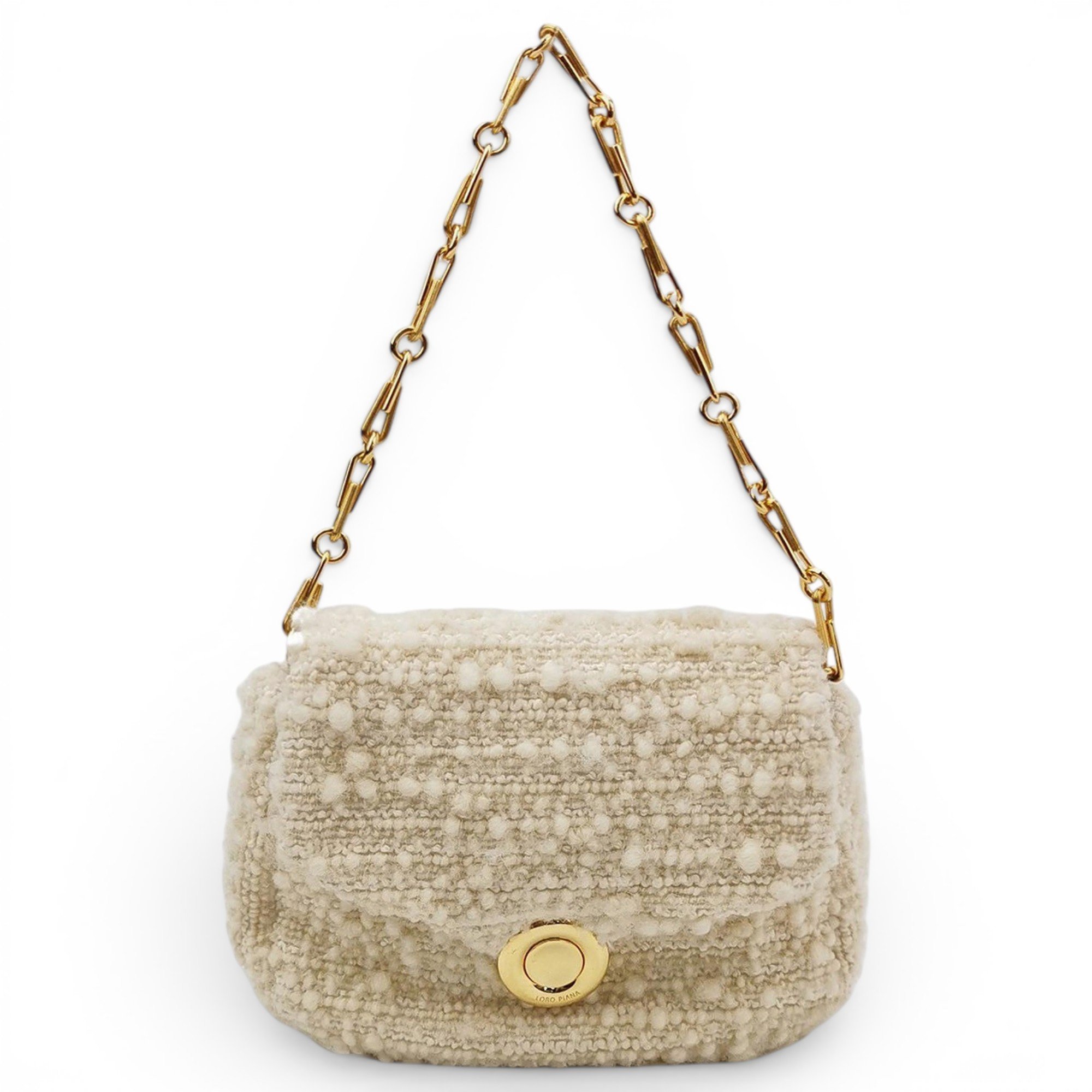Loro Piana Ghiera wool handbag
