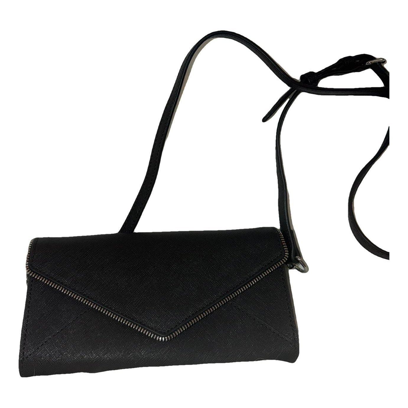 Leather clutch bag
