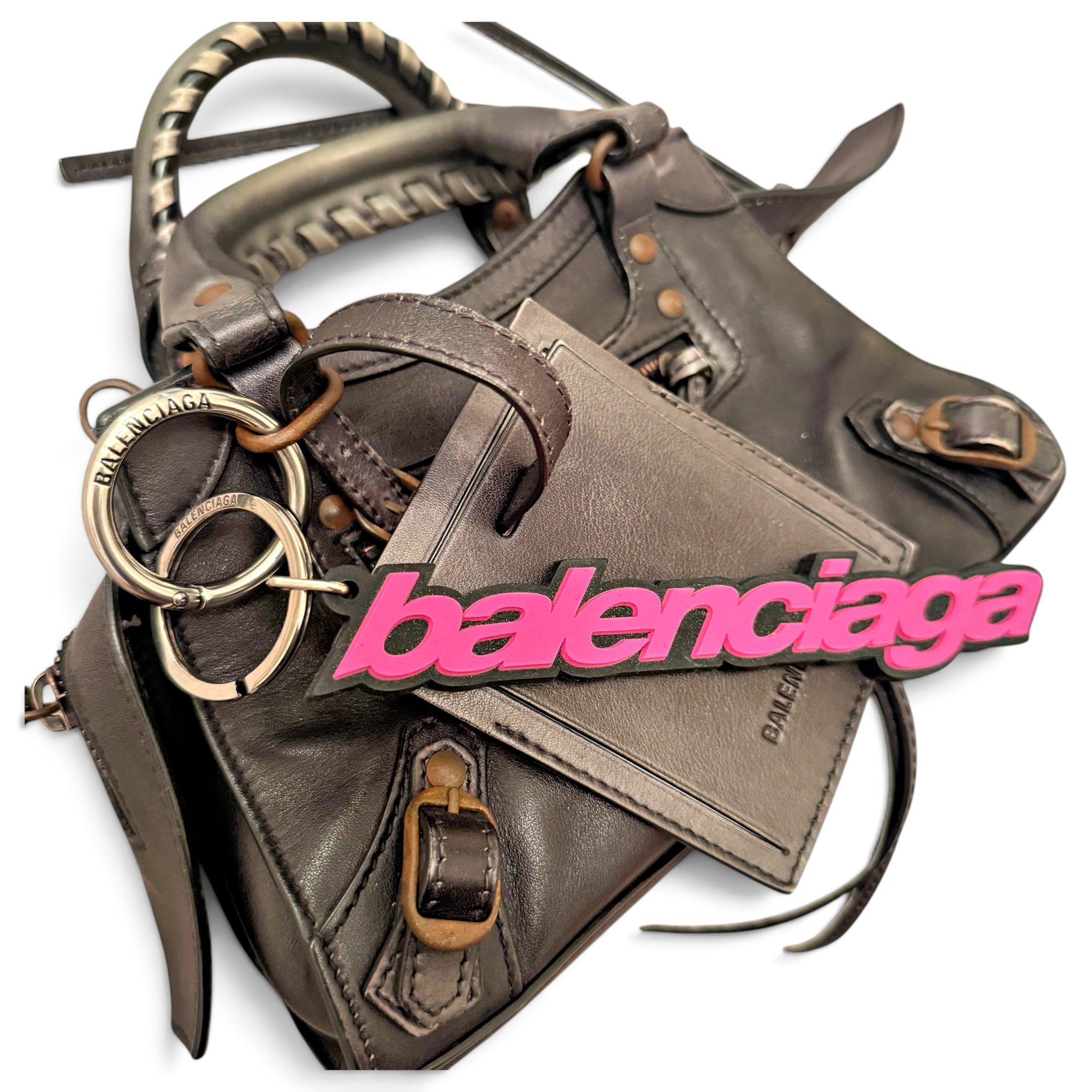 Neo Cagole City leather handbag